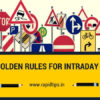 Golden Intraday Trading Rules